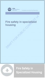 Fire in specialized housing