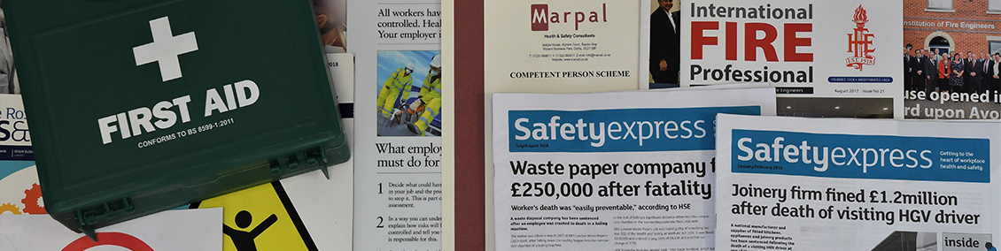 First Aid box on newspapers Competent Person Scheme
